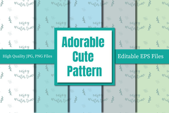 Cute and Soft Seamless Winter Pattern