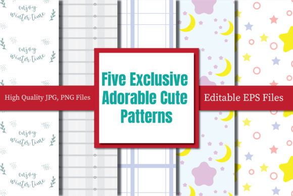 Exclusive Adorable Cute Patterns Set 2