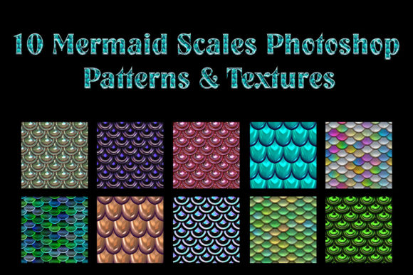 Mermaid Scale Textures for Creative Design