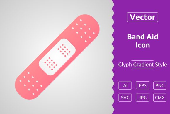 Vector Band Aid Gradient Icon: A Versatile Tool for Designers and Creators