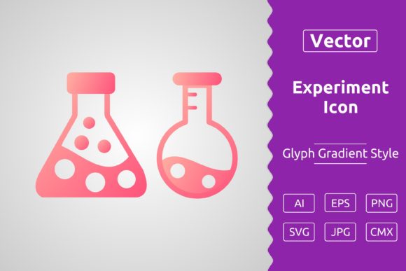 Vector Experiment Gradient Icon: A Versatile Design Asset
