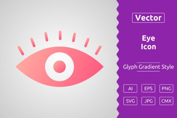 Vector Eye Gradient Icon