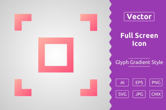 Vector Full Screen Gradient Icon