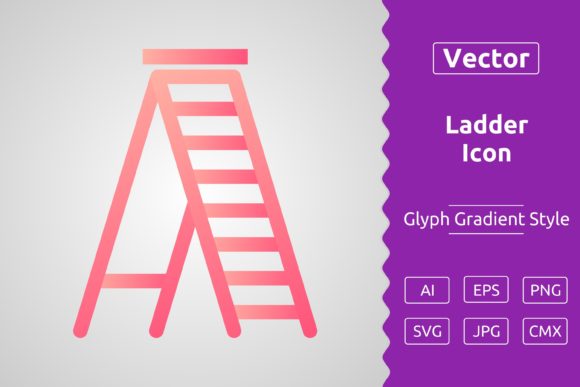 Vector Ladder Gradient Icon: A Versatile Tool for Designers and Creators