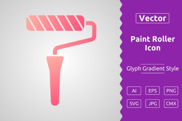 Vector Paint Roller Gradient Icon: A Strategic Tool for Creative and Professional Use