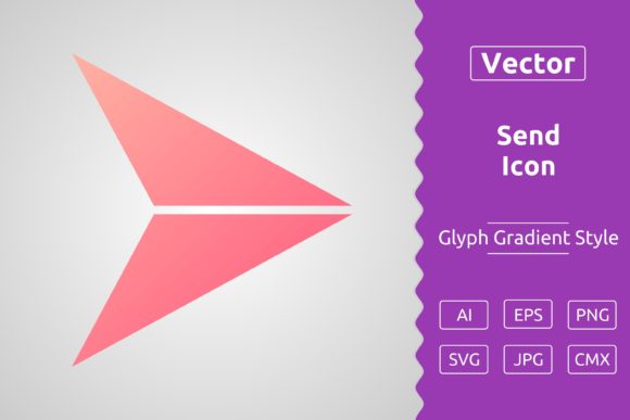Vector Send Gradient Icon